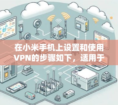 在小米手机上设置和使用VPN的步骤如下,适用于大部分MIUI系统版本