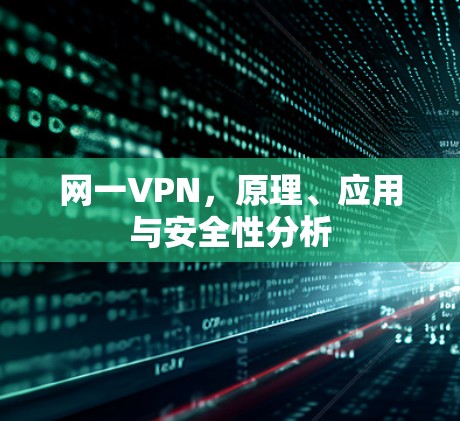 网一VPN,原理、应用与安全性分析 网一VPN,原理、应用与安全性分析